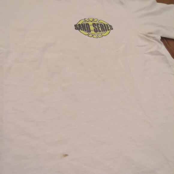 VTG Sand Series Beach Volleyball Adult Large Shirt Faded Retro Surf Ocean Sport - Picture 4 of 9